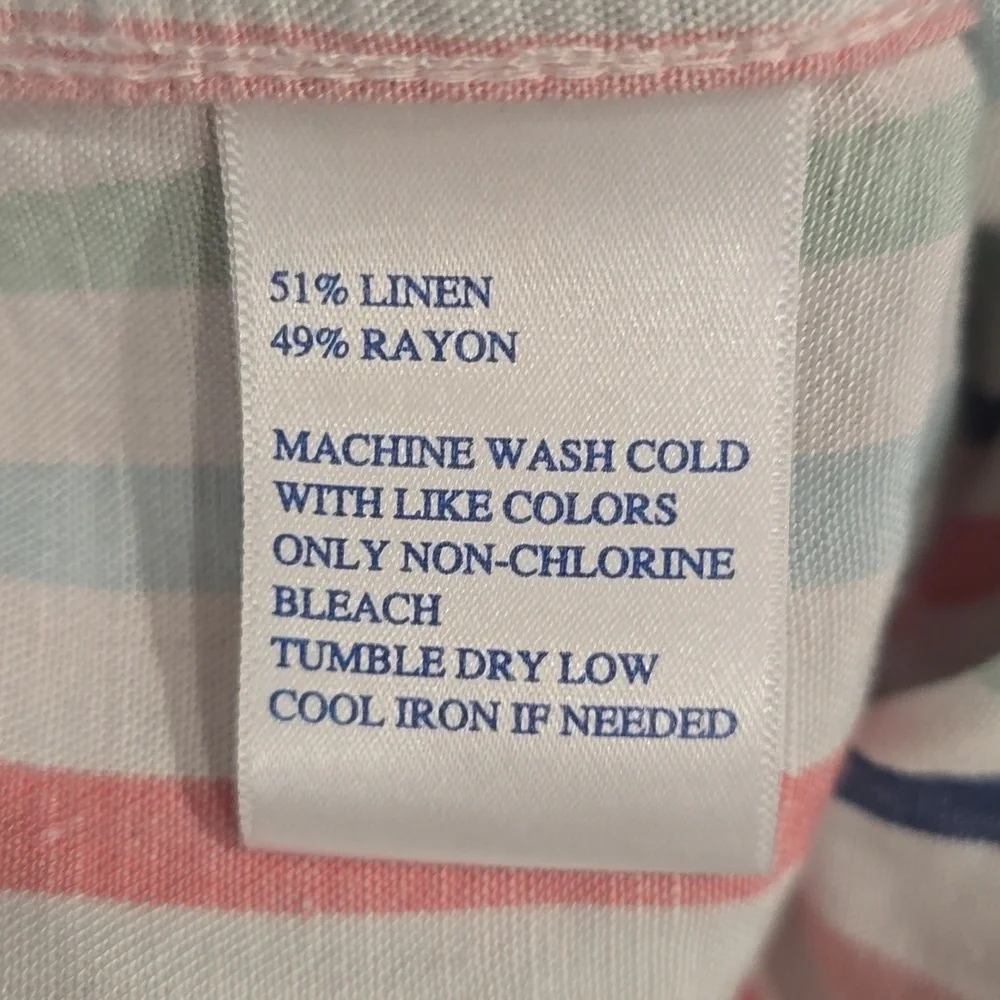 SOUTHERN TIDE KAMRYN STRIPED SHIRT DRESS CLASSIC WHITE - Picture 9 of 9
